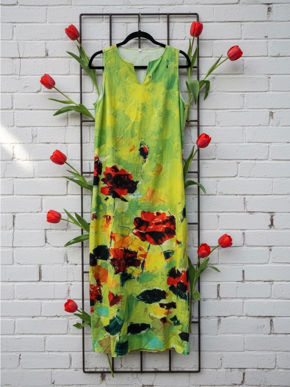 Gorgeous, print sunny 🌞 maxi dress